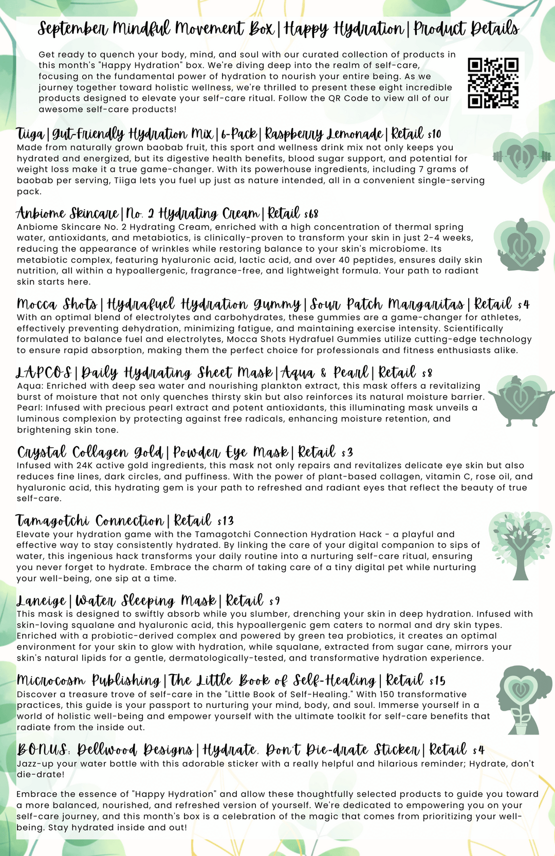 The Mindful Movement | Past Box | September 2023 - Green Dragon Boutique