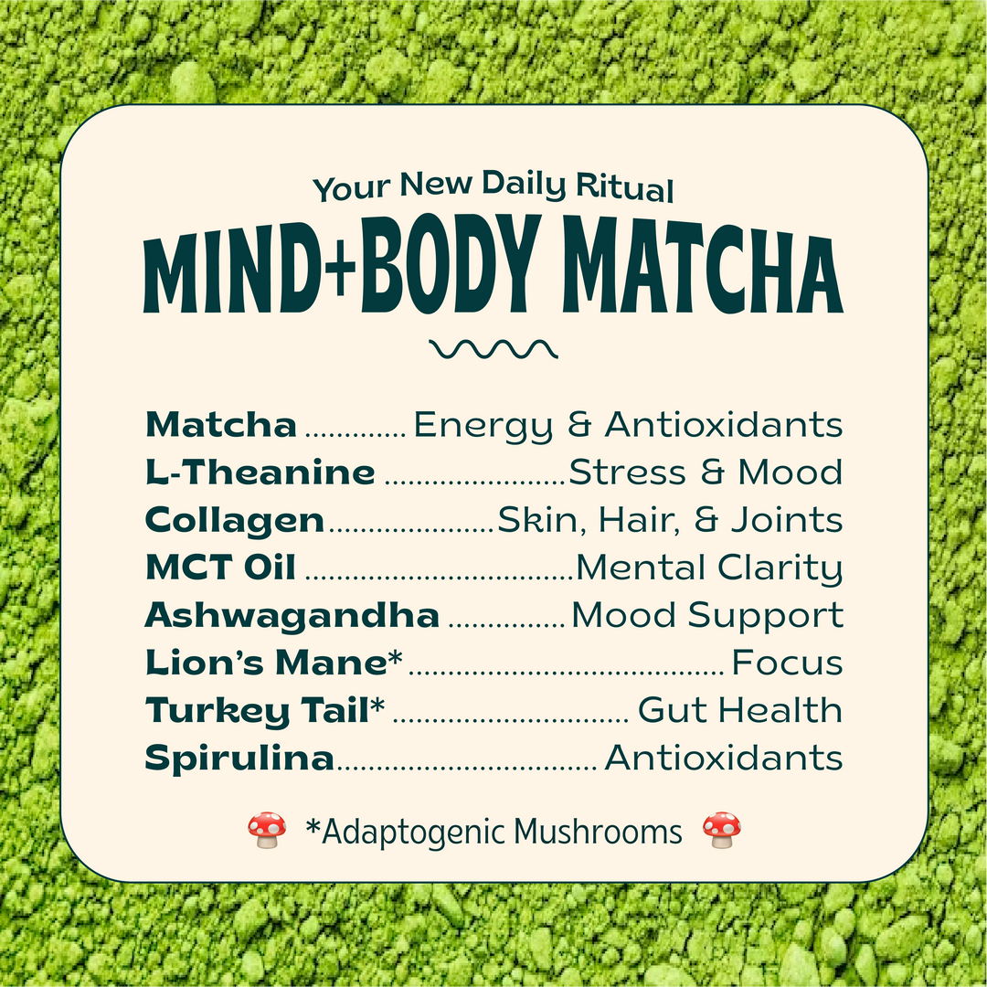 Latte Mix | Jibby Coffee | Matcha Super Latte | A Tad Sweet | 10 Servings