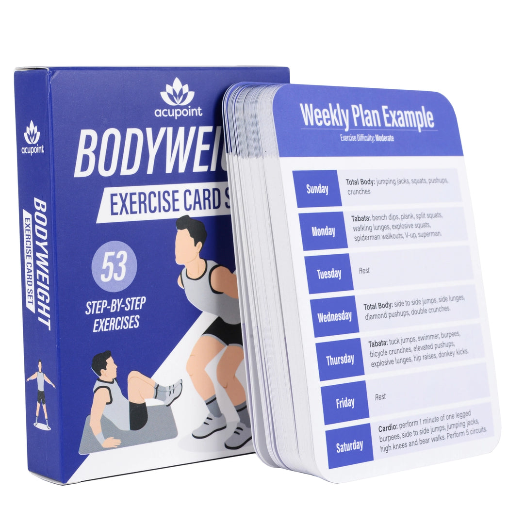Exercise Card Deck | Acupoint | HIIT & Bodyweight Fitness Cards - Green Dragon Boutique