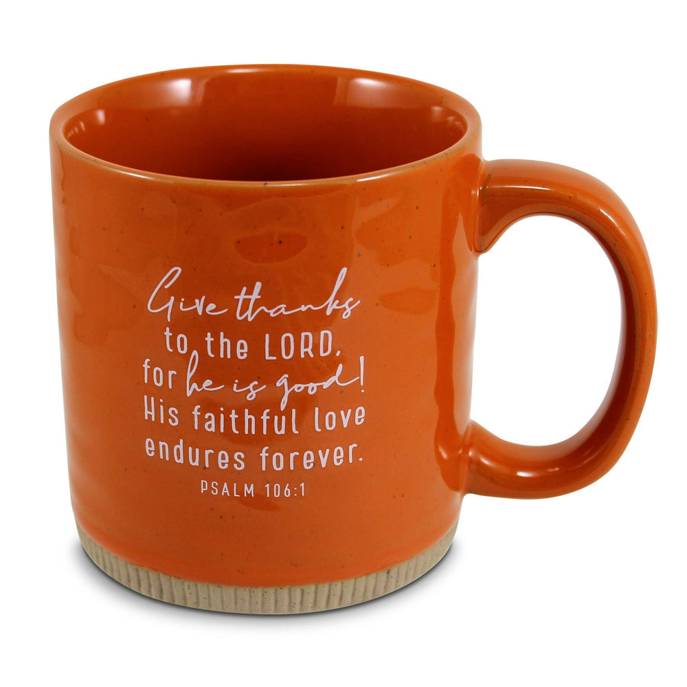 Mug Powerful Words Grateful Rust 16 Oz. - Green Dragon Boutique