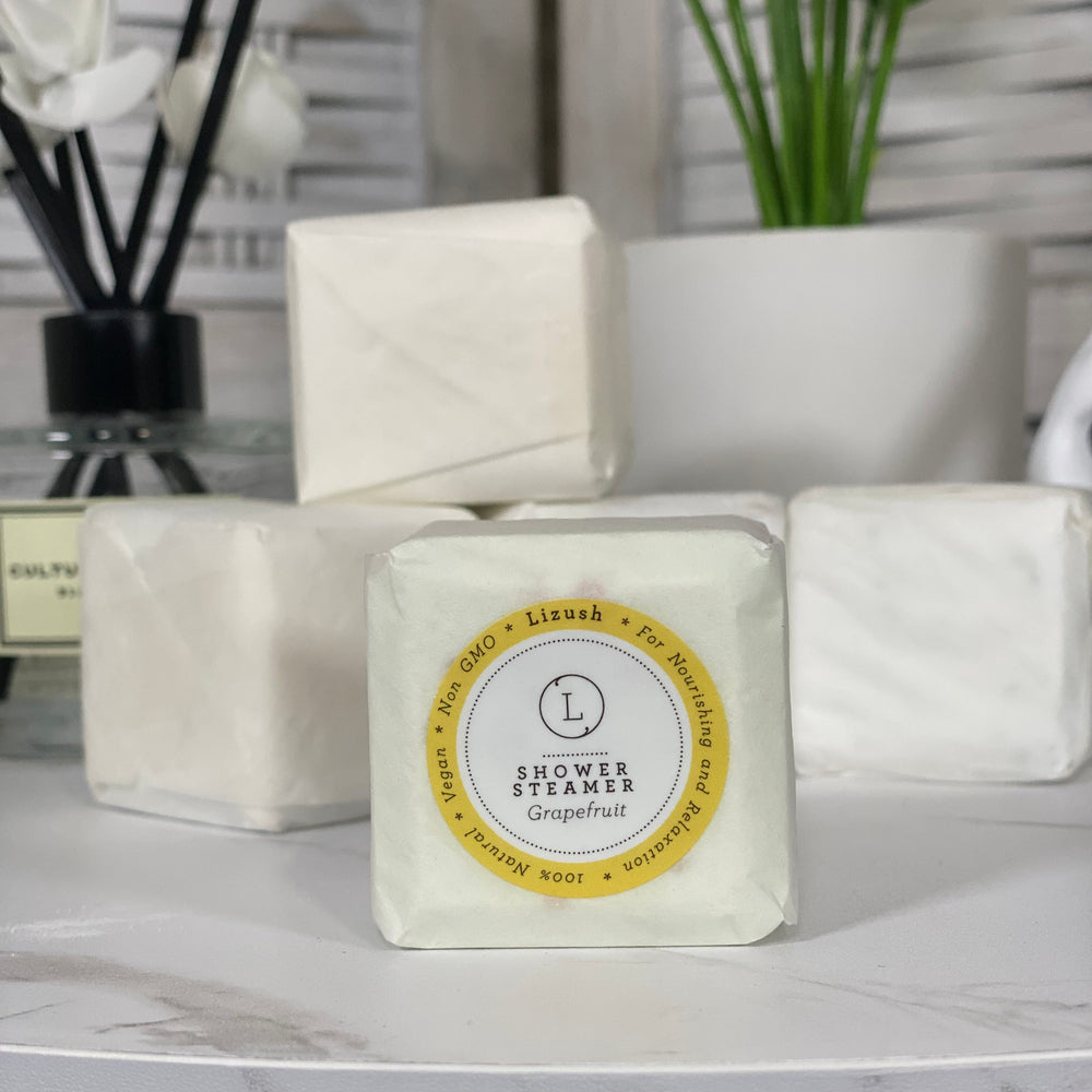 Shower Steamer | Lizush | Grapefruit | Mint Eucalyptus | Lemongrass Tea Tree - Green Dragon Boutique