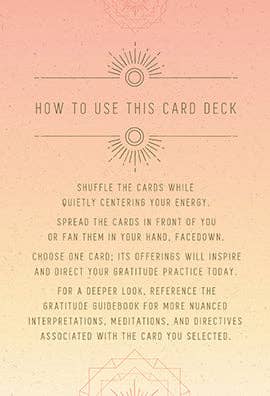 Gratitude: Card Deck and Guidebook - Green Dragon Boutique