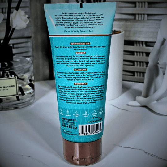 Sunburn Gel | Maui Vera | Organic Sunburn & After Sun Gel - Green Dragon Boutique