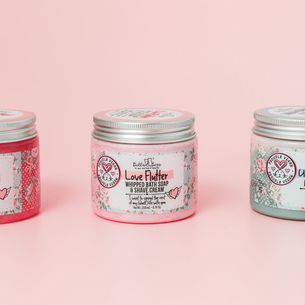 Shave Cream | Bella & Bear | Whipped Soap & Shave Cream | Love Flutter