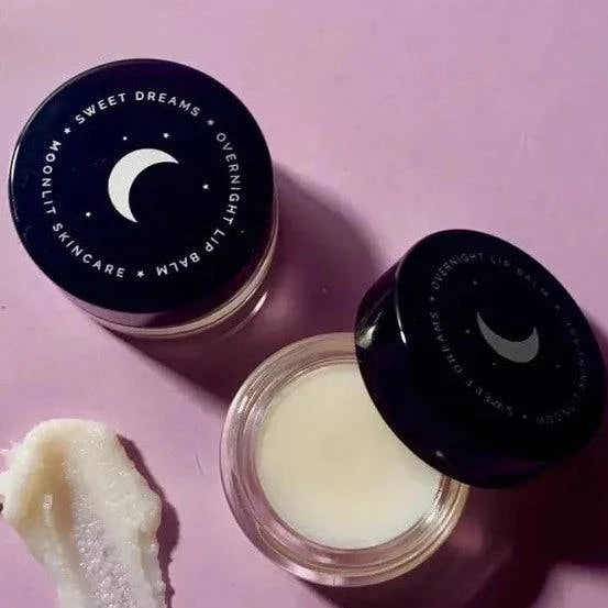 Lip Balm | Moonlit Skincare | Sweet Dreams Overnight Lip Balm - Green Dragon Boutique
