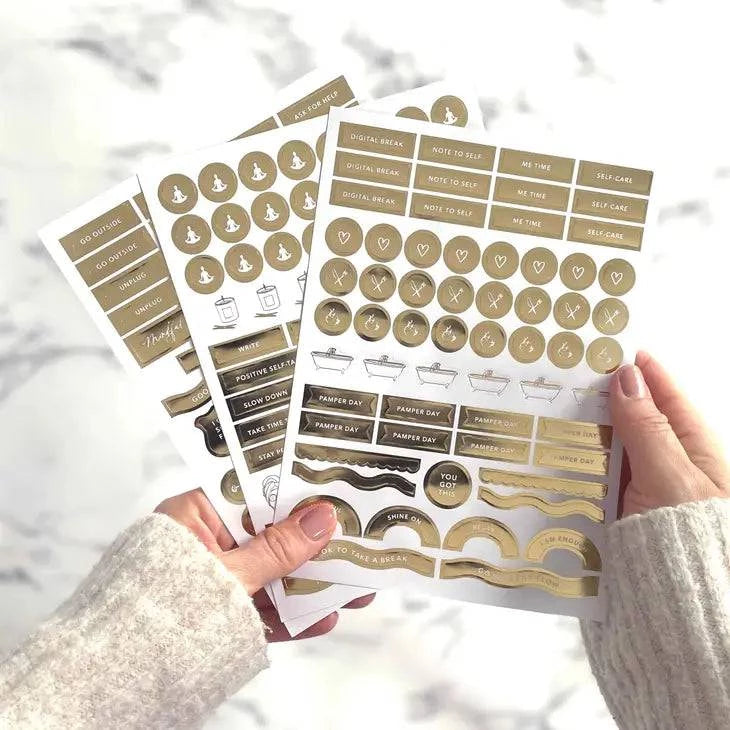 Journal | Blush and Gold | My Daily Self-Care Journal - Green Dragon Boutique