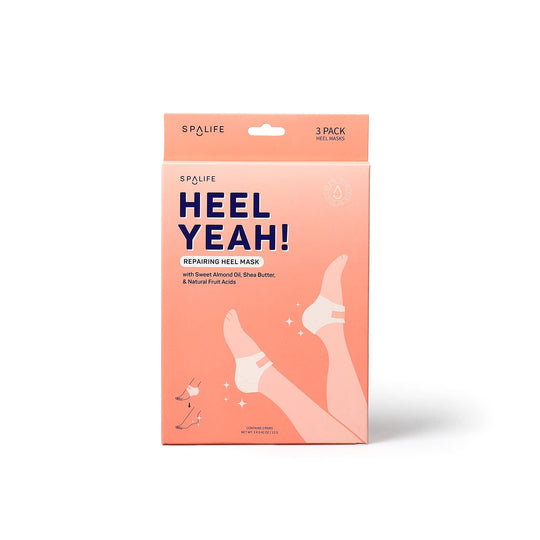 Foot Mask | Spa Life | Heel Yeah! Repairing Heel Mask | 3-Pack