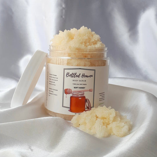 Body Scrub | Bottled Heaven | Natural Soft Honey