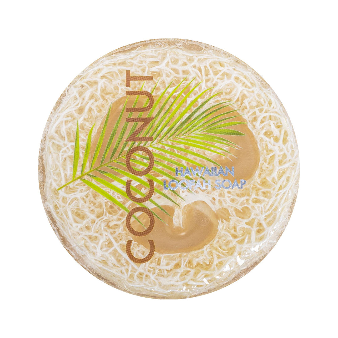 Soap Bar | Maui Soap Co. | Exfoliating Loofah Soap | Coconut Sea Salt & Kukui