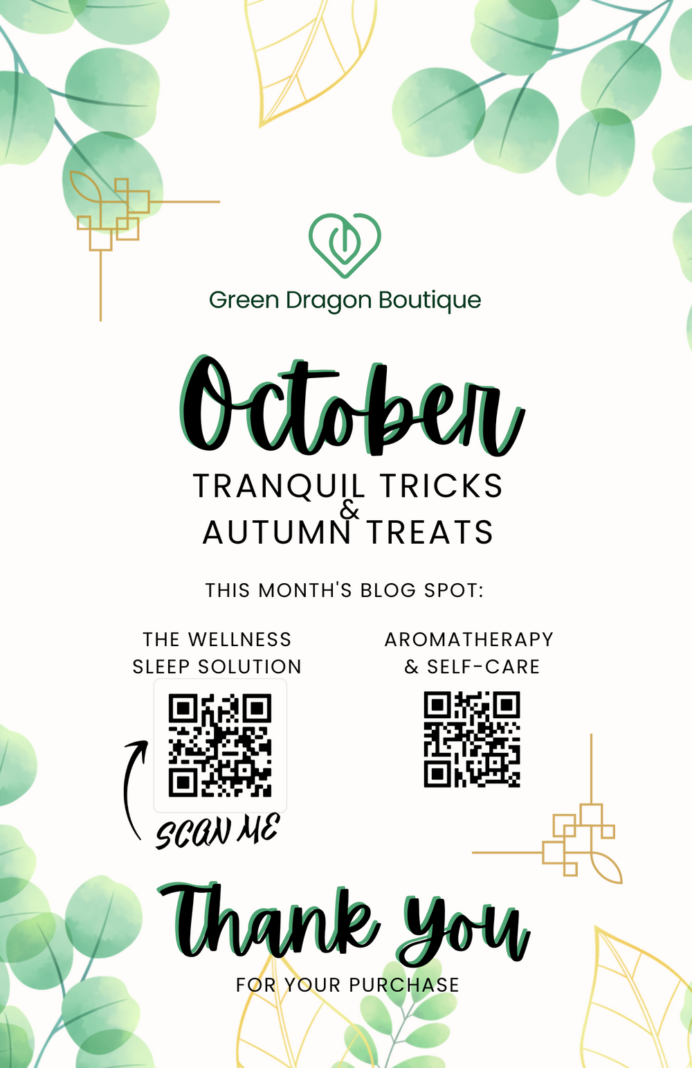 The Mindful Movement | Past Box | October 2023 - Green Dragon Boutique