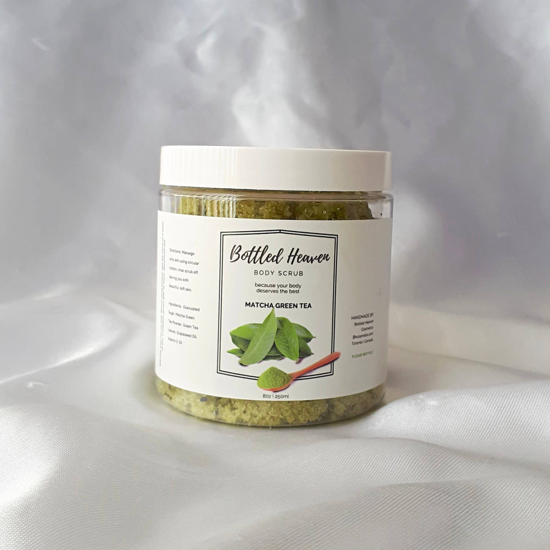 Body Scrub | Bottled Heaven | Natural Matcha Green Tea Body Scrub