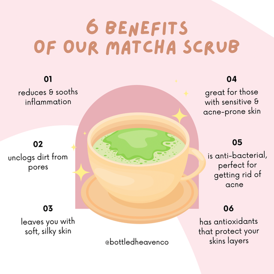 Body Scrub | Bottled Heaven | Natural Matcha Green Tea Body Scrub