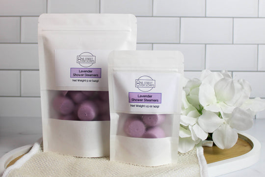 Shower Steamers | One Street Over Soaps | Mini Lavender Shower Steamers