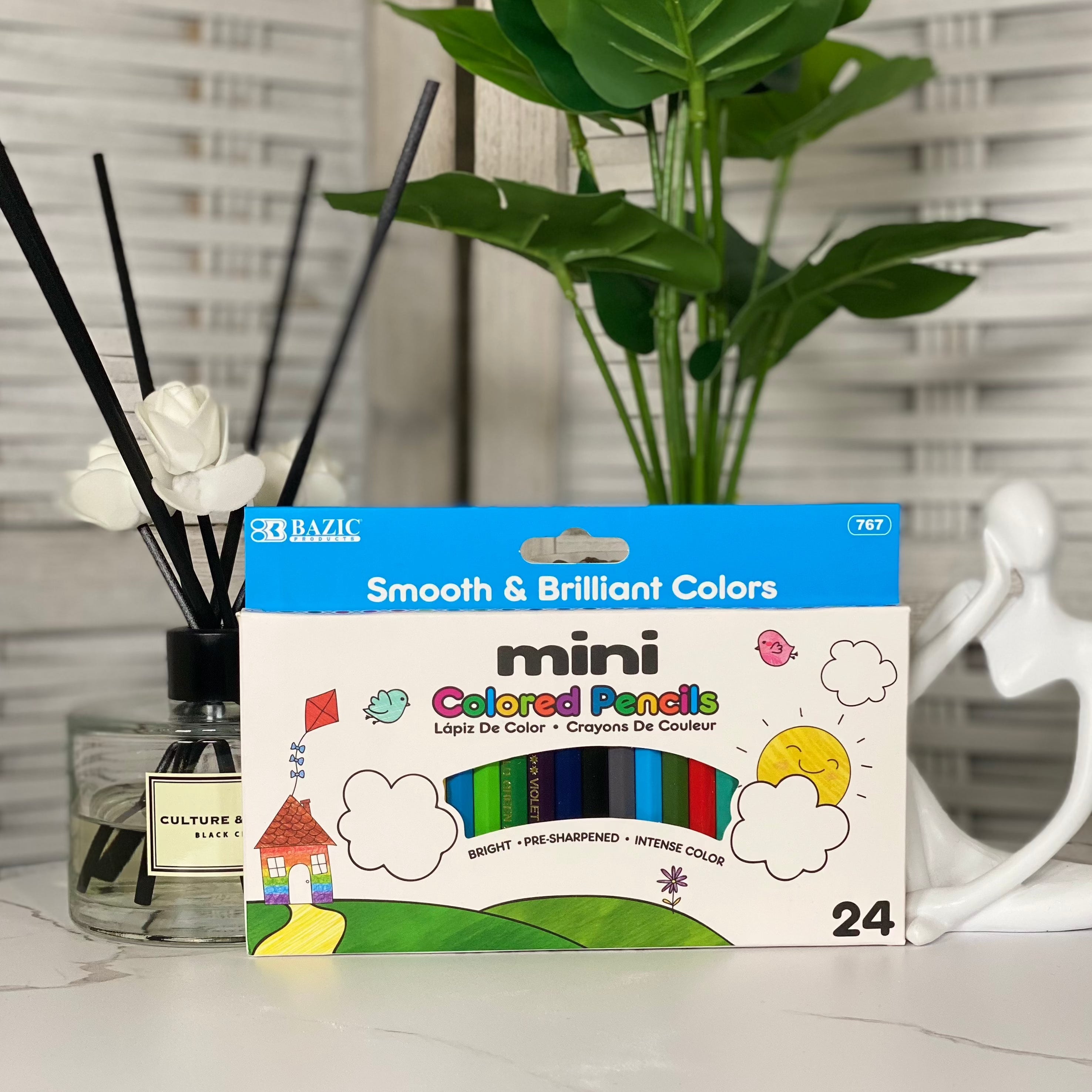 Mini Colored Pencils | 24 Colors - Green Dragon Boutique