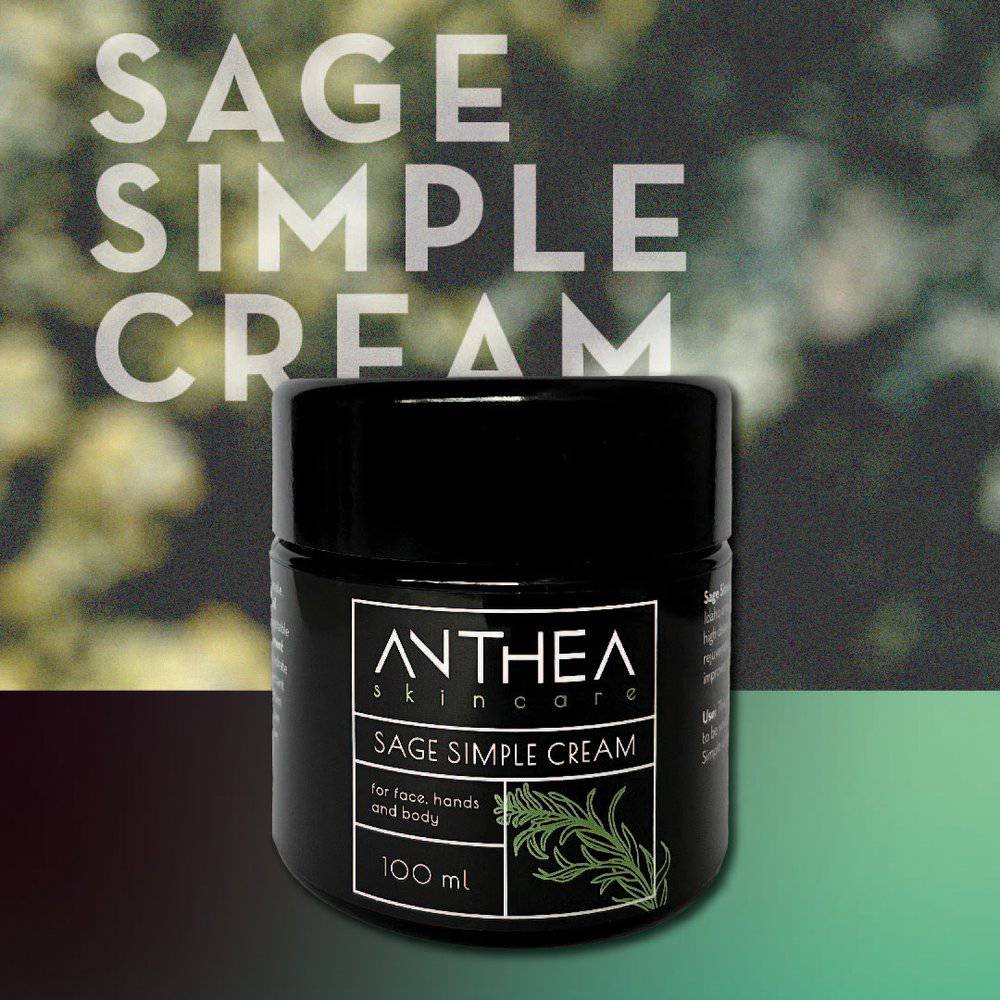 Face Cream | Anthea Skincare | Sage Simple Cream - Green Dragon Boutique