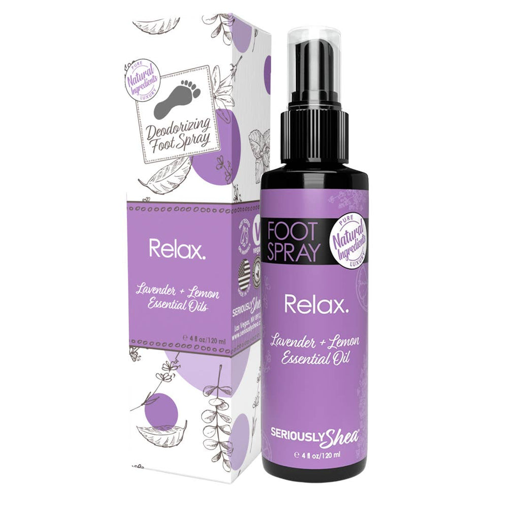 Foot Spray | Seriously Shea | Treat Your Feet Foot Spray | Relax