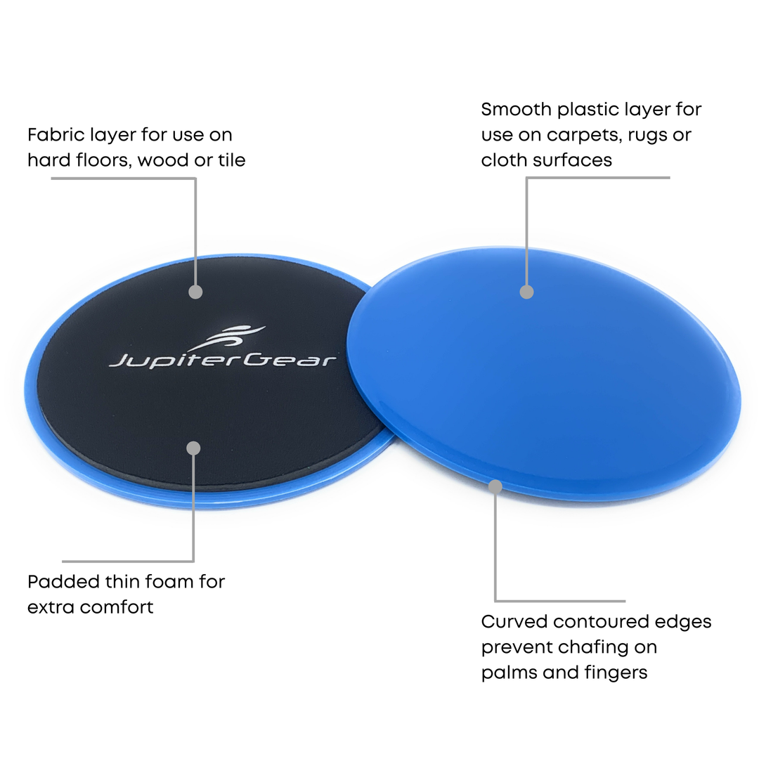 Slider Disks | JupiterGear | Core and Abs Exercise Slider Disks