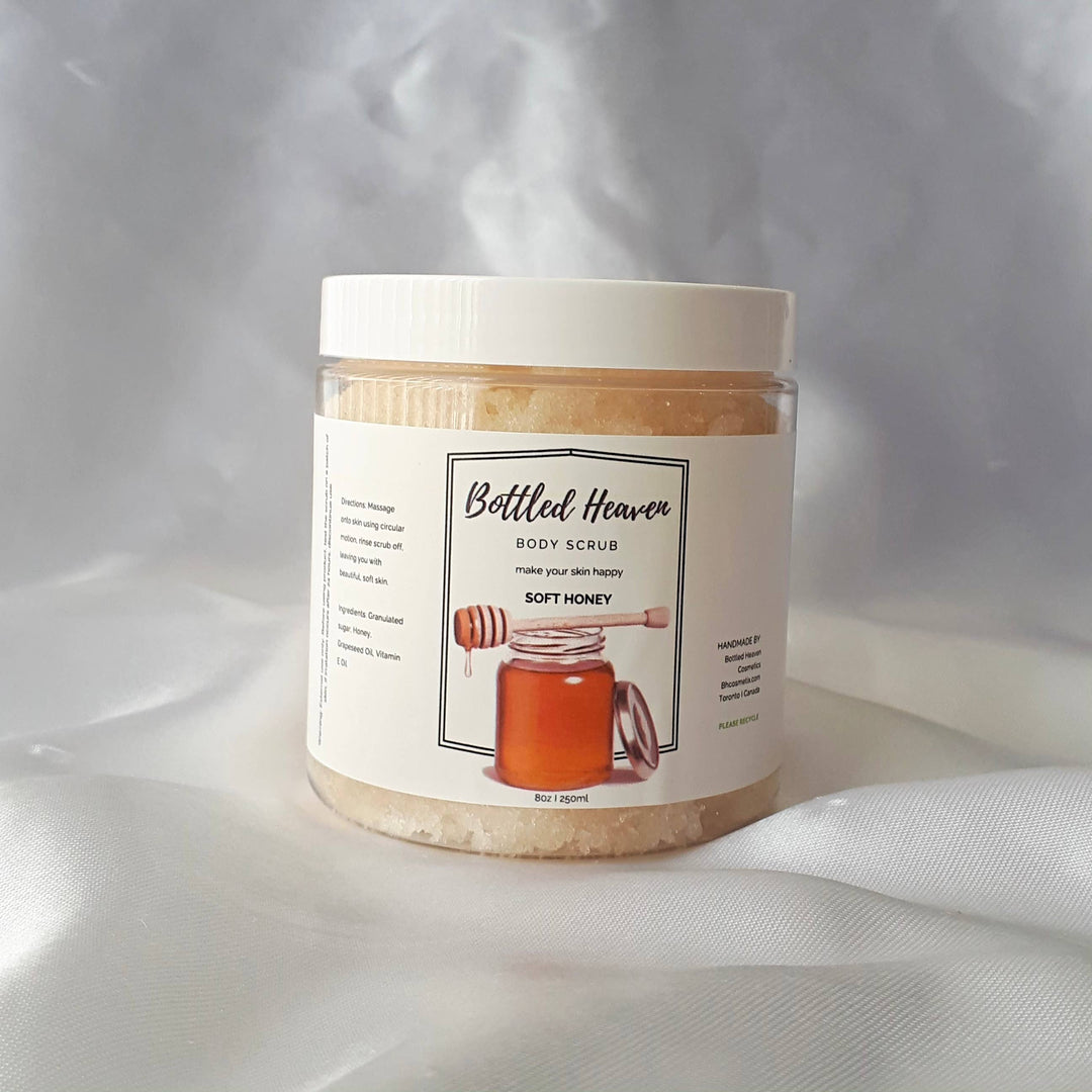 Body Scrub | Bottled Heaven | Natural Soft Honey