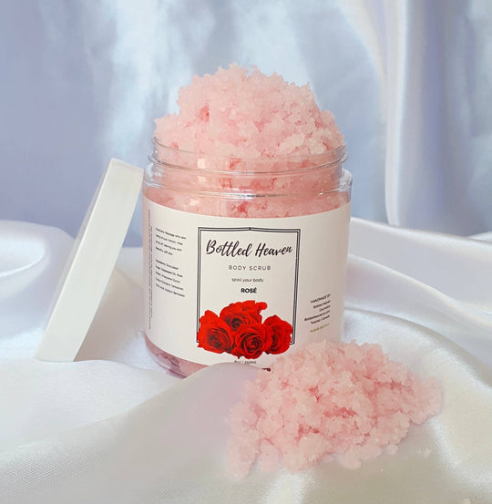 Body Scrub | Bottled Heaven | Natural Rosé Body Scrub