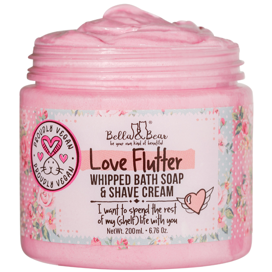 Shave Cream | Bella & Bear | Whipped Soap & Shave Cream | Love Flutter