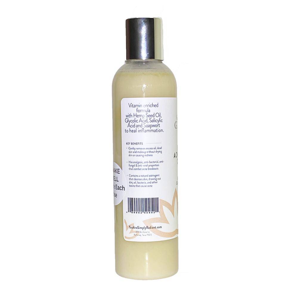 Face Cleanser | Glimmer Goddess | Organic Acne Control Cleanser
