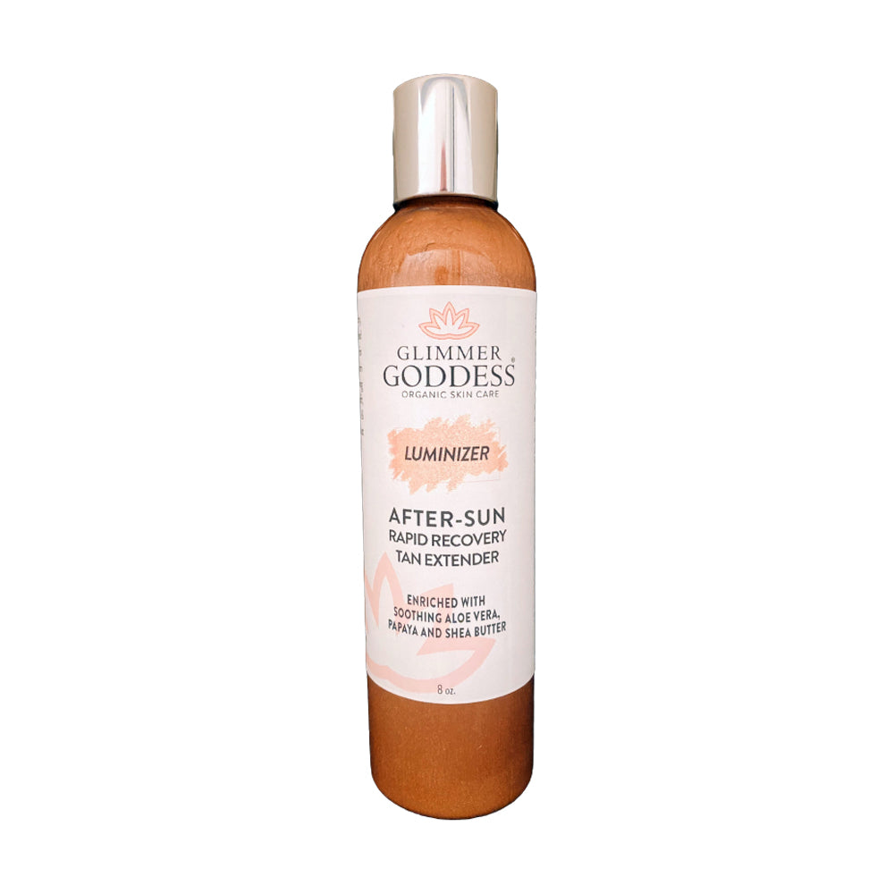 Sun Care | Glimmer Goddess | Organic After Sun Rapid Recovery Tan Extender