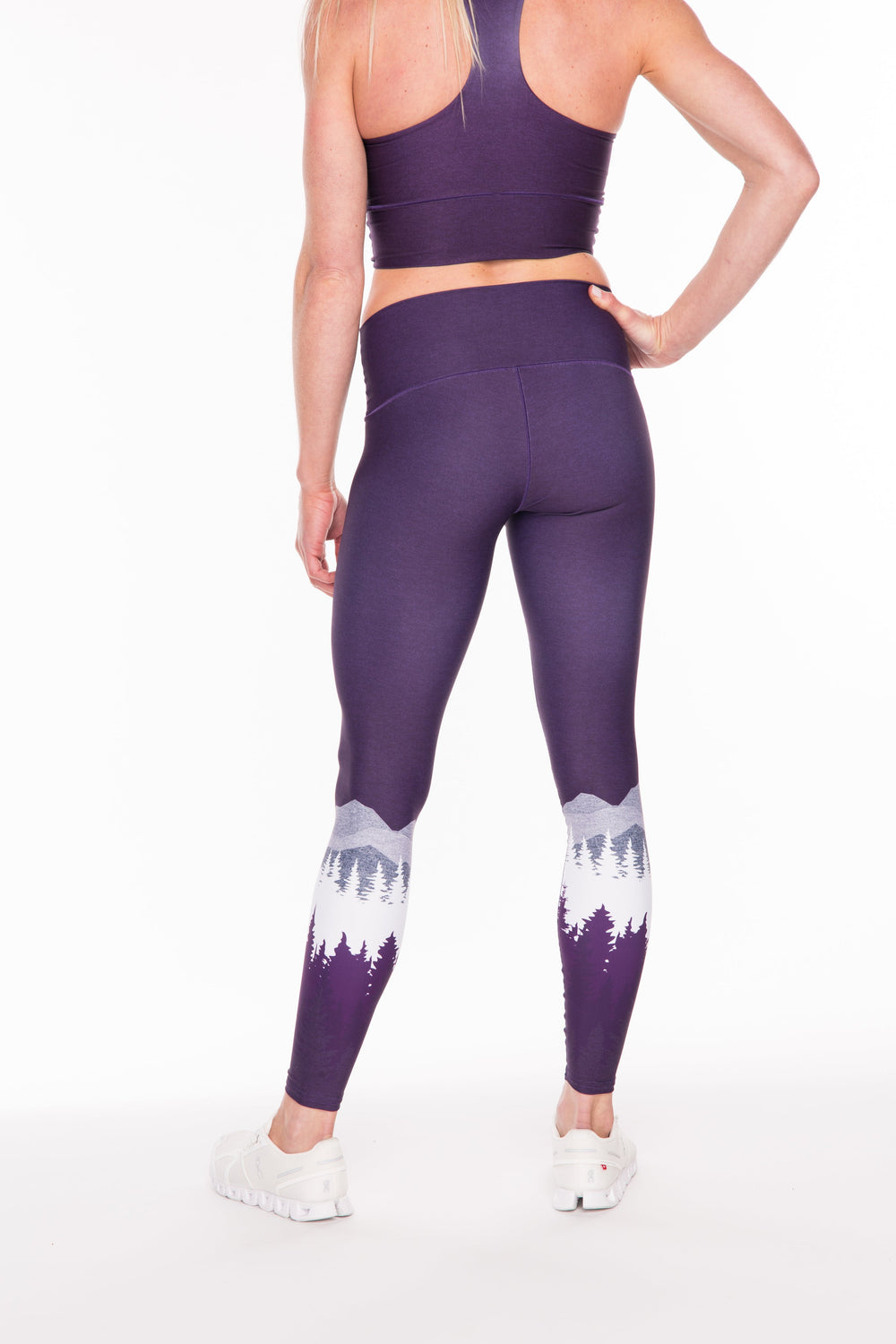 Yoga Pants | Colorado Threads | Summit Yoga Pants | Purple