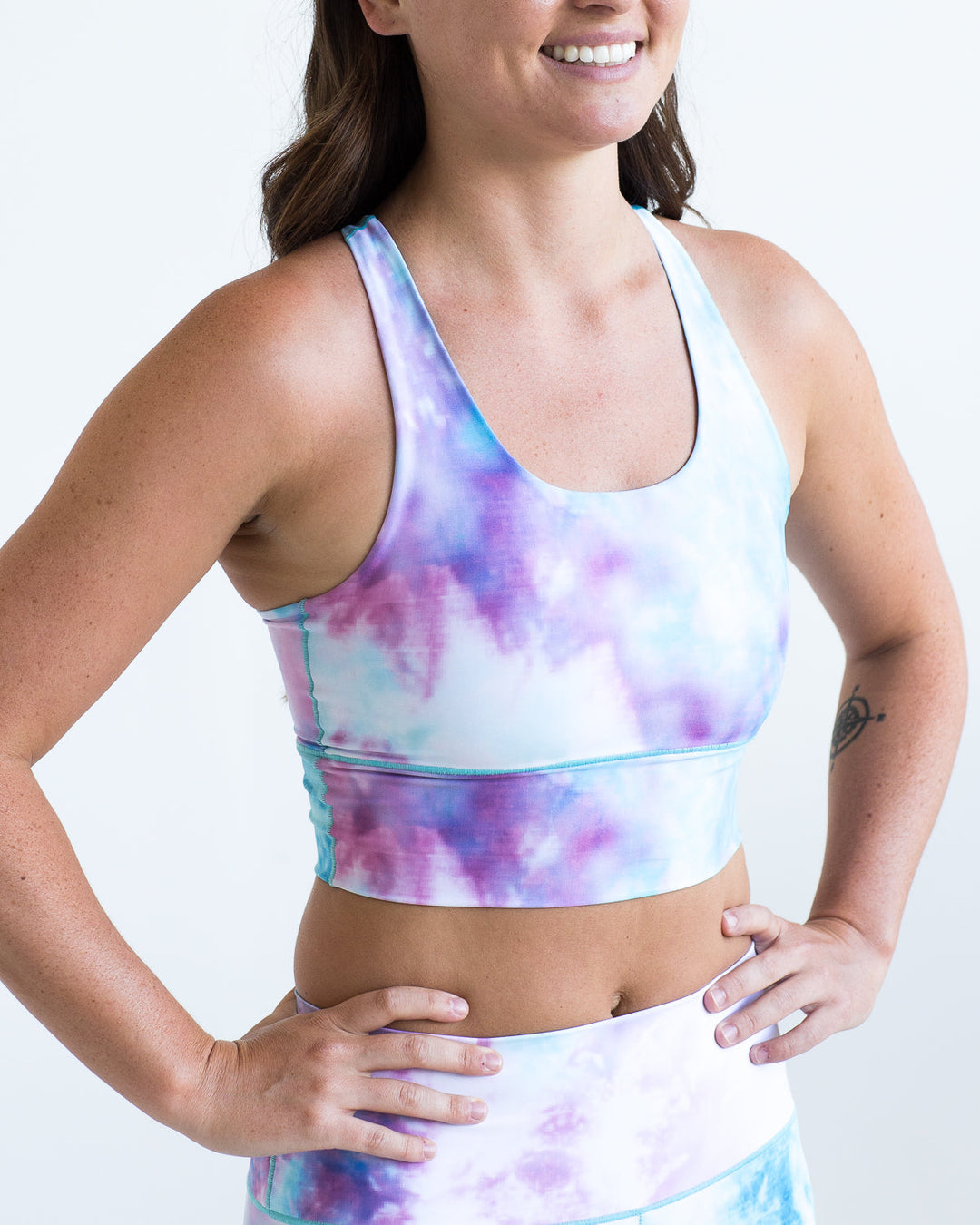 Sports Bra | Colorado Threads | Cotton Candy Longline Sports Bra