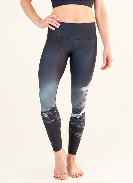 Yoga Pants | Colorado Threads | Midnight Mountain Yoga Pants