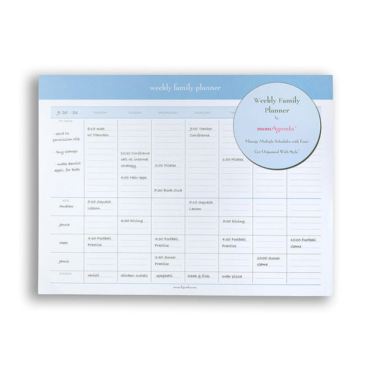 Planner | momAgenda | Weekly Family Planner Pad