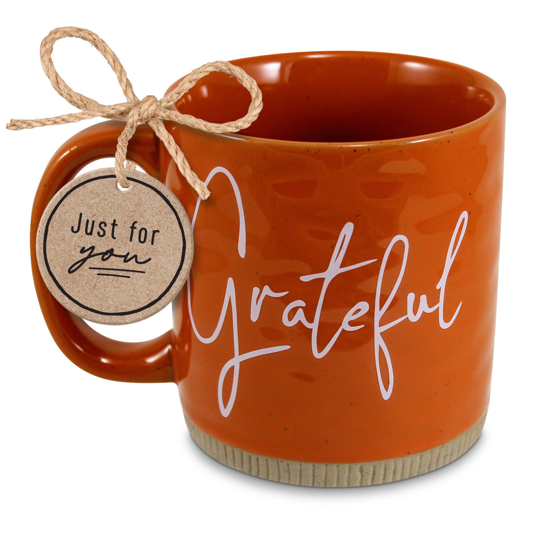 Mug Powerful Words Grateful Rust 16 Oz. - Green Dragon Boutique