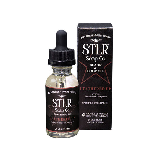 Beard Oil | STLR Soap Co. | Leathered Up Beard Oil