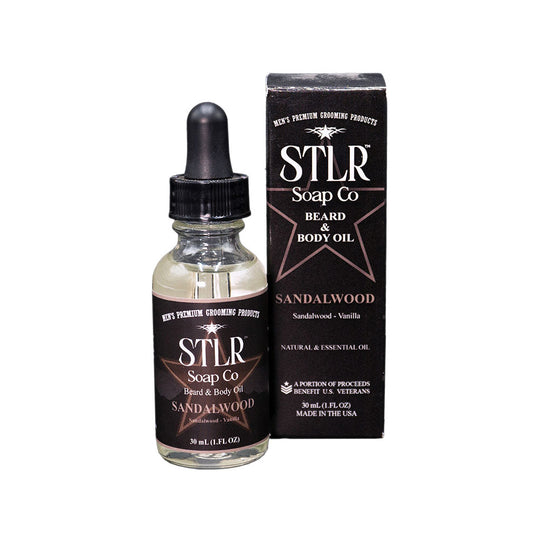 Beard Oil | STLR Soap Co. | Sandalwood Beard Oil
