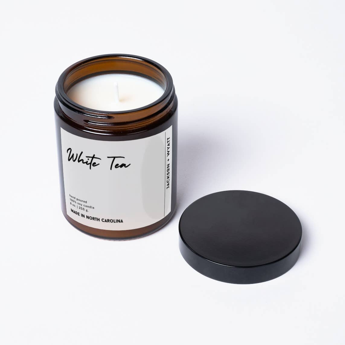 Organic Soy Candle | Jackson + Wyatt | Year Round | White Tea - Green Dragon Boutique